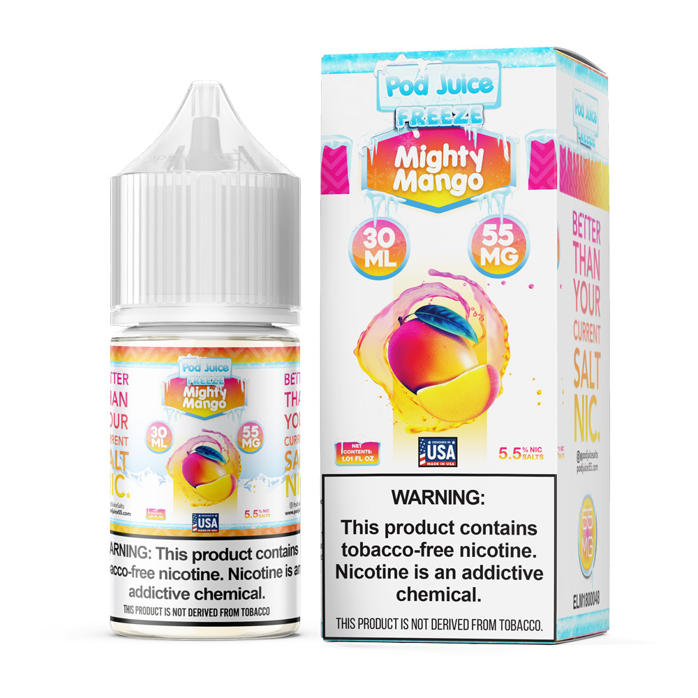 Pod Juice Synthetic Salt Mighty Mango Freeze 30mL